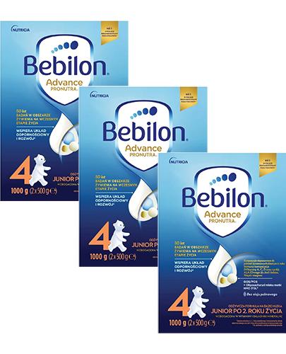  Bebilon 4 z Pronutra-Advance Mleko modyfikowane w proszku, 3 x 1100 g Dla dzieci powyżej 2. roku życia - Apteka internetowa Melissa  