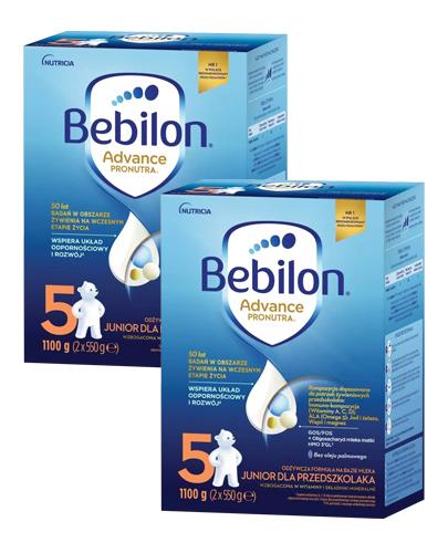  Bebilon 5 z Pronutra-Advance Mleko modyfikowane w proszku, 2 x 1100 g Dla przedszkolaka, cena, opinie, stosowanie  - Apteka internetowa Melissa  