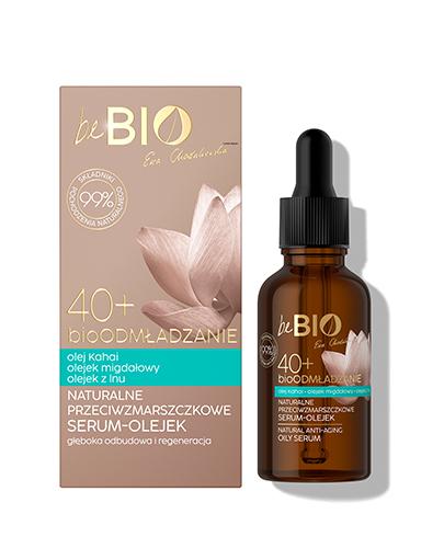 BeBio BioOdmładzanie Naturalne Serum-Olejek przeciwzmarszczkowe 40+, 30 ml cena, opinie, właściwości - Apteka internetowa Melissa