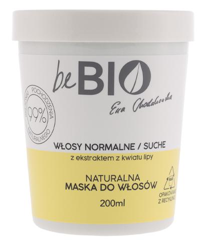 BeBio Naturalna Maska do włosów normalnych i suchych z ekstraktem z kwiatu lipy, 200 ml cena, opinie, właściwości - Apteka internetowa Melissa