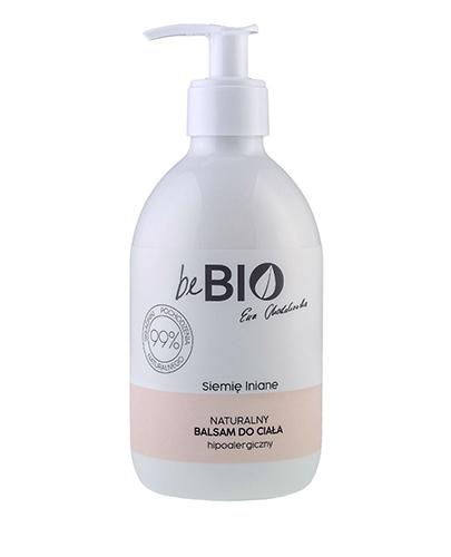  BeBio Naturalny hipoalergiczny balsam do ciała z olejem lnianym - 400 ml - cena, opinie, właściwości - Apteka internetowa Melissa  