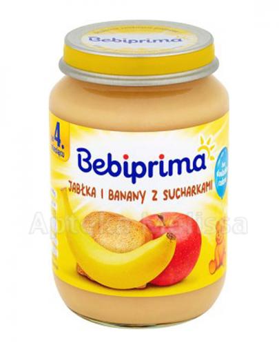  BEBIPRIMA Jabłka z bananami i sucharkami po 4 m-cu - 190 g - Apteka internetowa Melissa  