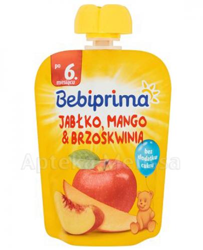  BEBIPRIMA MUS Jabłko, mango, brzoskwinia po 6 m-cu - 90 g - Apteka internetowa Melissa  