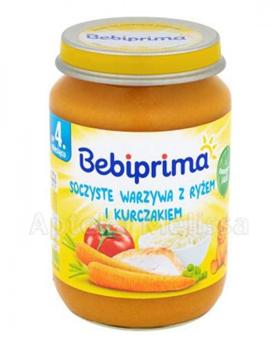 BEBIPRIMA Soczyste warzywa z ryżem i kurczakiem po 4 m-cu - 190 g - Apteka internetowa Melissa