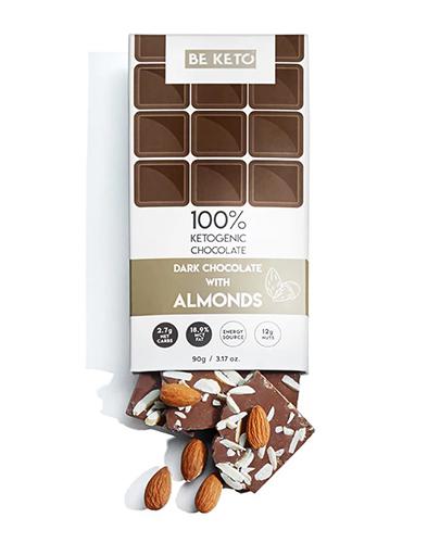  BeKeto KETO Chocolate Almond, 90 g, cena, wskazania, składniki - Apteka internetowa Melissa  