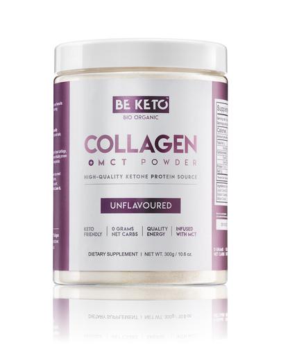 BeKeto KETO Collagen + MCT Unflavored, 300 g, cena, wskazania, stosowanie
