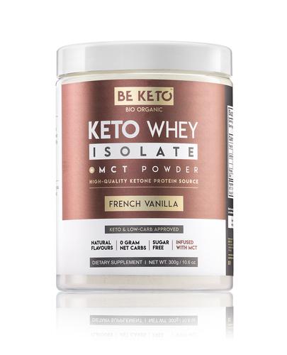 BeKeto KETO Whey Vanilia + MCT, 300 g, cena, wskazania, właściwości
