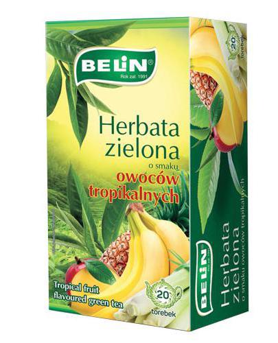  Belin Herbata zielona o smaku owoców tropikalnych, 20 x 1,75 g - Apteka internetowa Melissa  