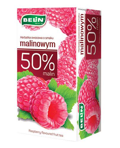  Belin Herbatka owocowa o smaku malinowym, 20 x 2 g, cena, wskazania, właściwości - Apteka internetowa Melissa  