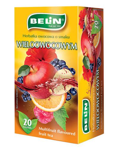  Belin Herbatka owocowa o smaku wieloowocowym, 20 x 2 g, cena, właściwości, składniki - Apteka internetowa Melissa  