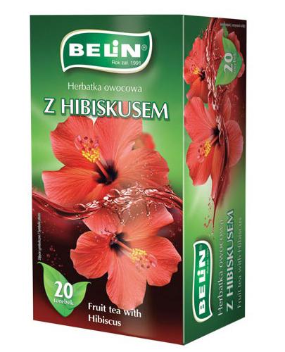  Belin Herbatka owocowa z hibiskusem, 20 x 2 g, cena, wskazania, składniki - Apteka internetowa Melissa  