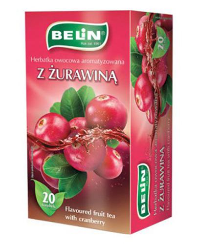  Belin Herbatka owocowa z żurawiną, 20 x 2 g, cena, wskazania, składniki - Apteka internetowa Melissa  