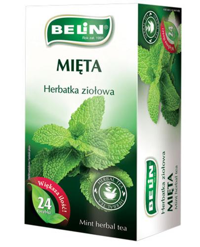  Belin Herbatka ziołowa mięta, 24 x 1,5 g, cena, wskazania, opinie - Apteka internetowa Melissa  