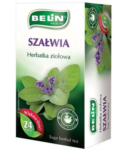  Belin Herbatka ziołowa szałwia, 24 x 1,5 g, cena, właściwości, stosowanie - Apteka internetowa Melissa  