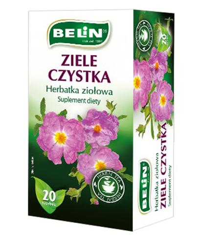  Belin Herbatka ziołowa ziele czystka, 20 x 1,3 g, cena, wskazania, składniki - Apteka internetowa Melissa  
