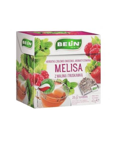  Belin Herbatka ziołowo-owocowa melisa z maliną i truskawką, 20 x 2 g, cena, opinie, wskazania - Apteka internetowa Melissa  