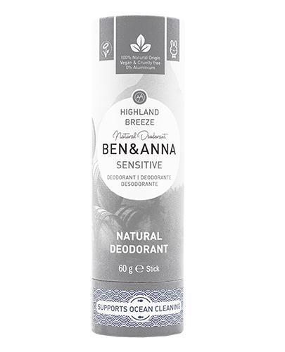  Ben & Anna Naturalny dezodorant bez sody Highland Breeze - 60 g - cena, opinie, stosowanie - Apteka internetowa Melissa  