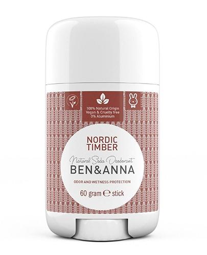  Ben & Anna Naturalny dezodorant na bazie sody Nordic Timber - 60 g - cena, opinie, właściwości - Apteka internetowa Melissa  