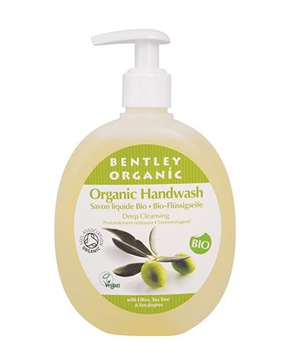  BENTLEY ORGANIC Głęboko oczyszczające mydło w płynie z oliwką, olejkiem herbacianym i eukaliptusem, 250 ml - Apteka internetowa Melissa  