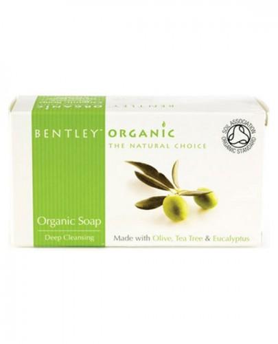 BENTLEY ORGANIC Mydło z oliwek, olejku herbacianego i eukaliptusa - 150 g - Apteka internetowa Melissa