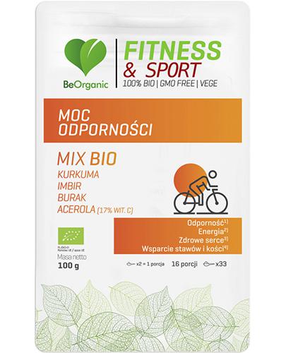  BeOrganic Fitness & Sport Moc odporności Mix Bio, 100 g, cena, opinie, składniki - Apteka internetowa Melissa  