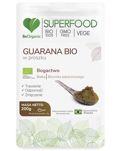 BeOrganic Guarana BIO w proszku, 200 g, cena, opinie, zastosowanie - Apteka internetowa Melissa