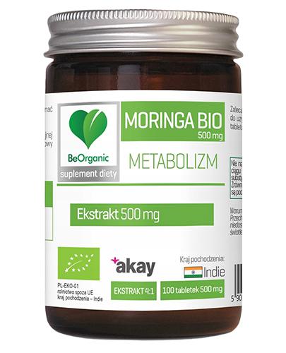  BeOrganic Moringa Bio 500 mg - 100 tabl. - cena, opinie, wskazania - Apteka internetowa Melissa  