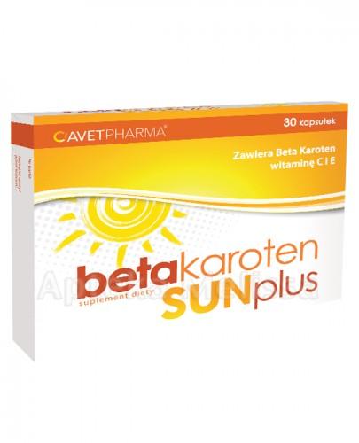 BETA KAROTEN SUN PLUS - 30 kaps. Data ważności: 2018.06.30 - Apteka internetowa Melissa