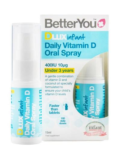 Better You Dlux Infant Witamina D W Sprayu Dla Niemowląt 15 Ml Cena Dawkowanie Opinie