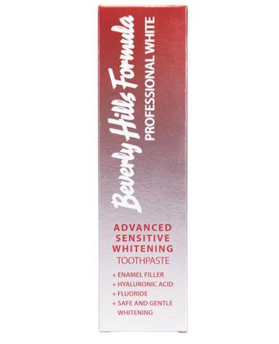  Beverly Hills Formula Professional White Advanced Sensitive Whitening Profesjonalna pasta do zebów wrażliwych - 100 ml - cena, opinie, skład - Apteka internetowa Melissa  