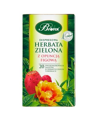  Bi Fix Herbata Zielona z opuncją figową - 20 saszetek - Apteka internetowa Melissa  