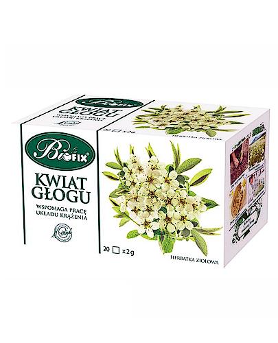  BI FIX Kwiat głogu herbatka ziołowa, 20 saszetek - Apteka internetowa Melissa  