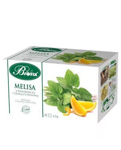  Bi Fix Melisa z pomarańczą i trawą cytrynową - 20 sasz. - cena, opinie, właściwości - Apteka internetowa Melissa  