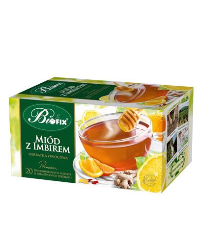 BI FIX Miód z imbirem herbatka owocowa - 20 sasz.