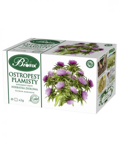  BI FIX Ostropest plamisty herbatka ziołowa, 20 saszetek - Apteka internetowa Melissa  