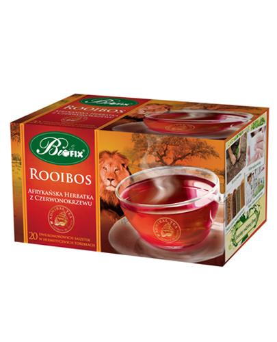  BI FIX Rooibos afrykańska herbatka z czerwonokrzewu - 20 saszetek - Apteka internetowa Melissa  