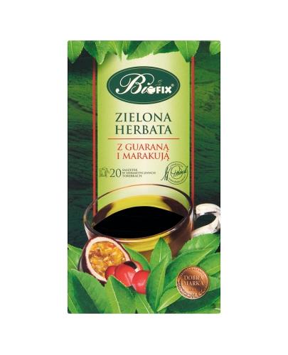  Bi Fix Zielona Herbata z guaraną i marakują - 20 sasz. - cena, opinie, właściwości  - Apteka internetowa Melissa  