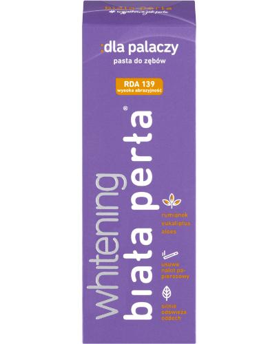 BIAŁA PERŁA Pasta wybielająca dla palaczy - 75 ml - Drogeria Melissa