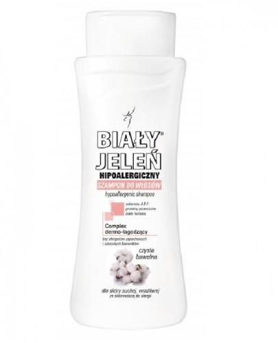 BIAŁY JELEŃ Hipoalergiczny szampon z czystą bawełną -300 ml - Apteka internetowa Melissa