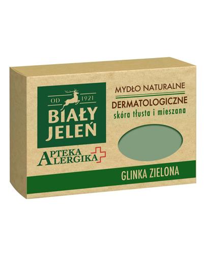 BIAŁY JELEŃ APTEKA ALERGIKA Mydło naturalne dermatologiczne GLINKA ZIELONA - 125 g - cena, opinie, właściwości - Apteka internetowa Melissa
