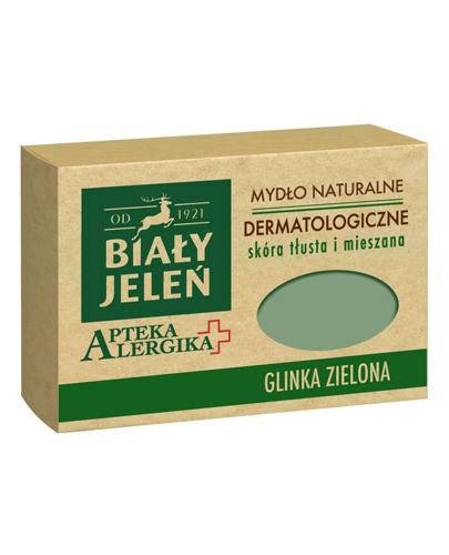  BIAŁY JELEŃ APTEKA ALERGIKA Mydło naturalne dermatologiczne GLINKA ZIELONA - 125 g - cena, opinie, właściwości - Apteka internetowa Melissa  