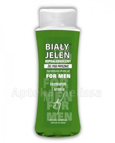 BIAŁY JELEŃ FOR MEN Hipoalergiczny żel pod prysznic rozmaryn i aronia - 250 ml - Apteka internetowa Melissa