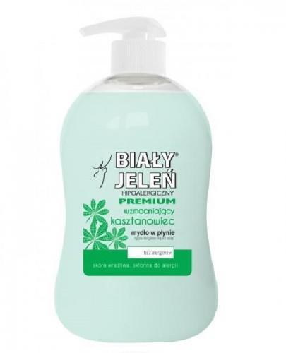 BIAŁY JELEŃ Hipoalergiczne mydło w płynie PREMIUM z ekstraktem z kasztanowca - 500 ml - Apteka internetowa Melissa