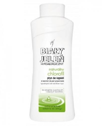 BIAŁY JELEŃ Hipoalergiczny płyn do kąpieli z naturalnym chlorofilem i pantenolem - 750ml - Apteka internetowa Melissa