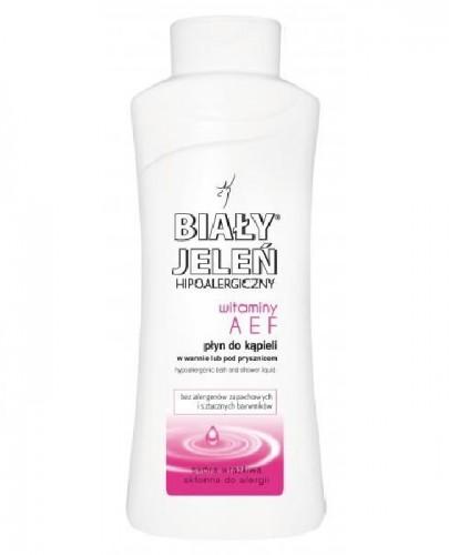 BIAŁY JELEŃ Hipoalergiczny płyn do kąpieli z witaminami AEF i pantenolem - 750 ml - Apteka internetowa Melissa