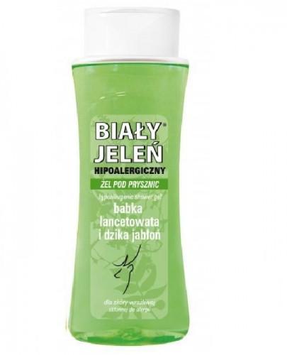 BIAŁY JELEŃ Hipoalergiczny żel pod prysznic z ekstraktem z babki lancetowatej i dzikiej jabłoni - 250 ml - Apteka internetowa Melissa