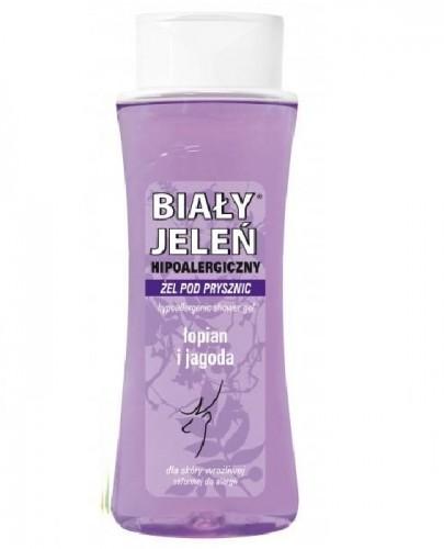 BIAŁY JELEŃ Hipoalergiczny żel pod prysznic z ekstraktem z łopianu i jagody - 250 ml - Apteka internetowa Melissa