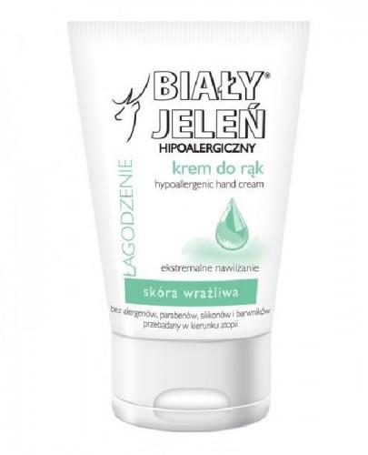 BIAŁY JELEŃ Hipoalergiczny nawilżająco-łagodzący krem do rąk -100 ml - Apteka internetowa Melissa