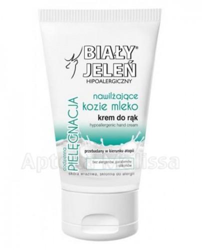 BIAŁY JELEŃ Hipoalergiczny nawilżający krem do rąk z kozim mlekiem - 100 ml - Apteka internetowa Melissa