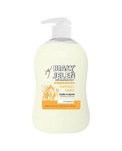 BIAŁY JELEŃ PREMIUM Mydło w płynie owies - 300 ml - Apteka internetowa Melissa